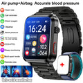 2026 New Smart Watch air Pump ECG True Accurately Blood Pressure Airbag health watch Uric Acid Blood Lipids watch men waterproof
