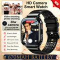 New Smartwatch Men Women Camera Take Photos Record Video Health Monitor Sports Fitness Waterproof Flashlight Call Smart Watches