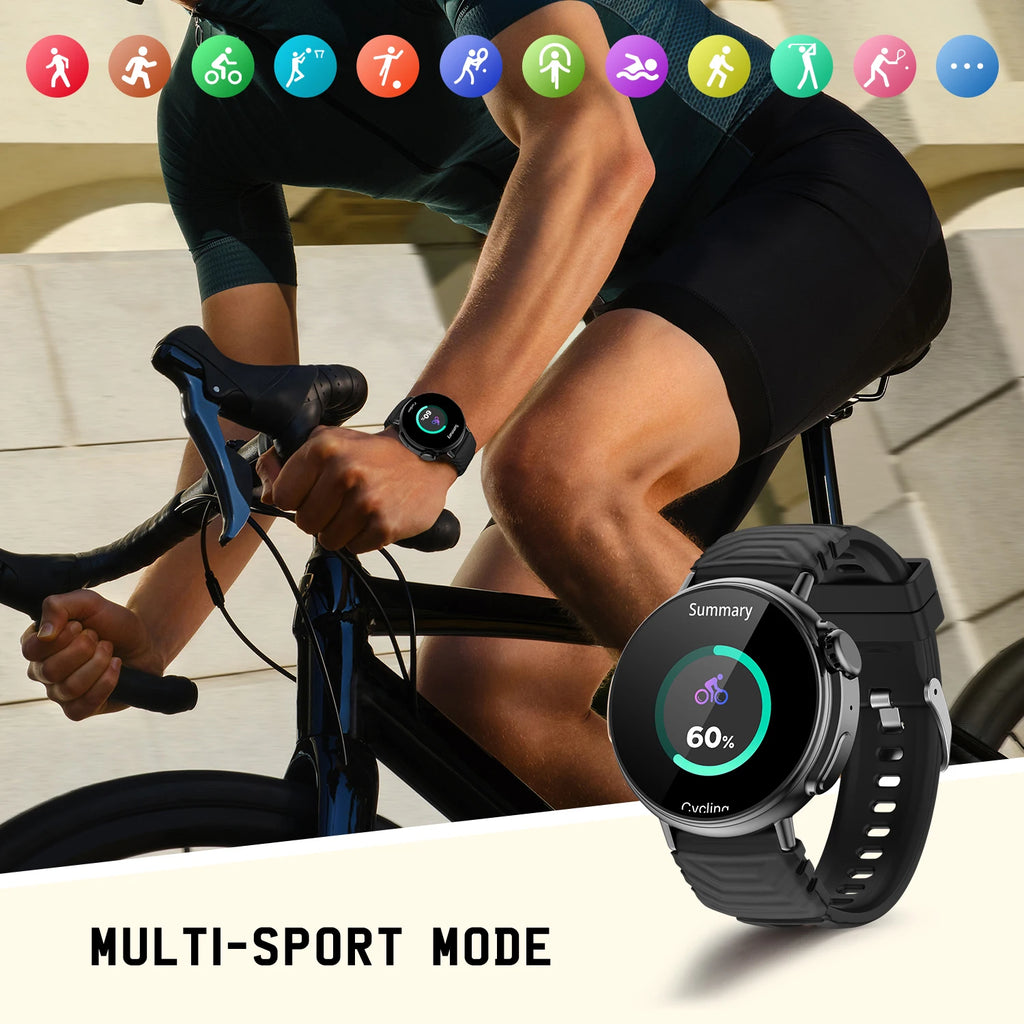 Smart Watch Ultra for Women men 1.52'' HD display sport Fitness tracker with Health Tracking,120+ Sport modes for Android IOS