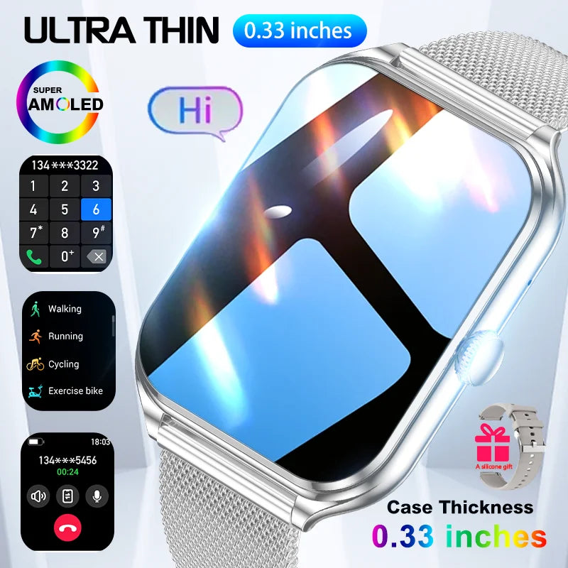 2026 1.95-inch Ultra Smart Watch For Men Women 300mAh High Capacity Battery Outdoor Sports Fitness Health Monitoring Smartwatch