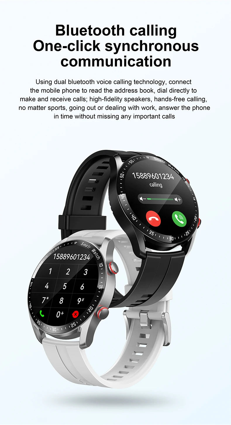 2026 New Electronic Smartwatch Waterproof Sports Watch Wrist Smart Watches for Man Women Fitness Tracker Clock for IOS Android