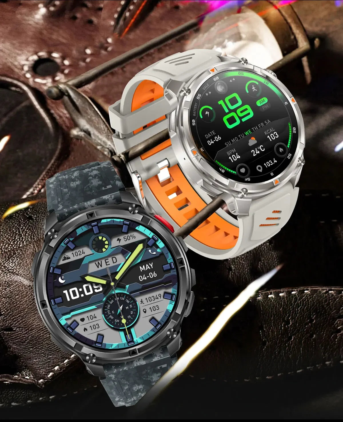 Smart Watch IP68 Waterproof Alarm Clock Reminder Music Control Breathing Training Exercise Mode Health Monitoring Smart Watch