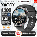 2026 Smart Fashion Watch 1.43'' 100+ Sports Mode Information Push Voice Assistant IP68 Waterproof Custom Watch Face Smart Watch