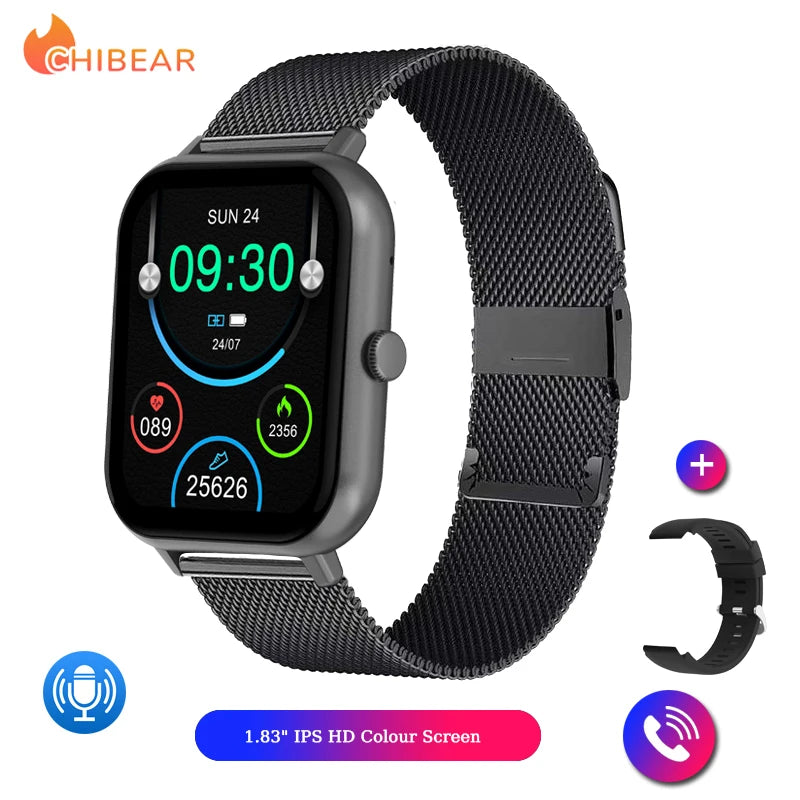 2025 New Smart Watch For Men Women Gift Full Touch Screen Sports Fitness Watches Bluetooth Call Smartwatch Woman For Andriod&IOS