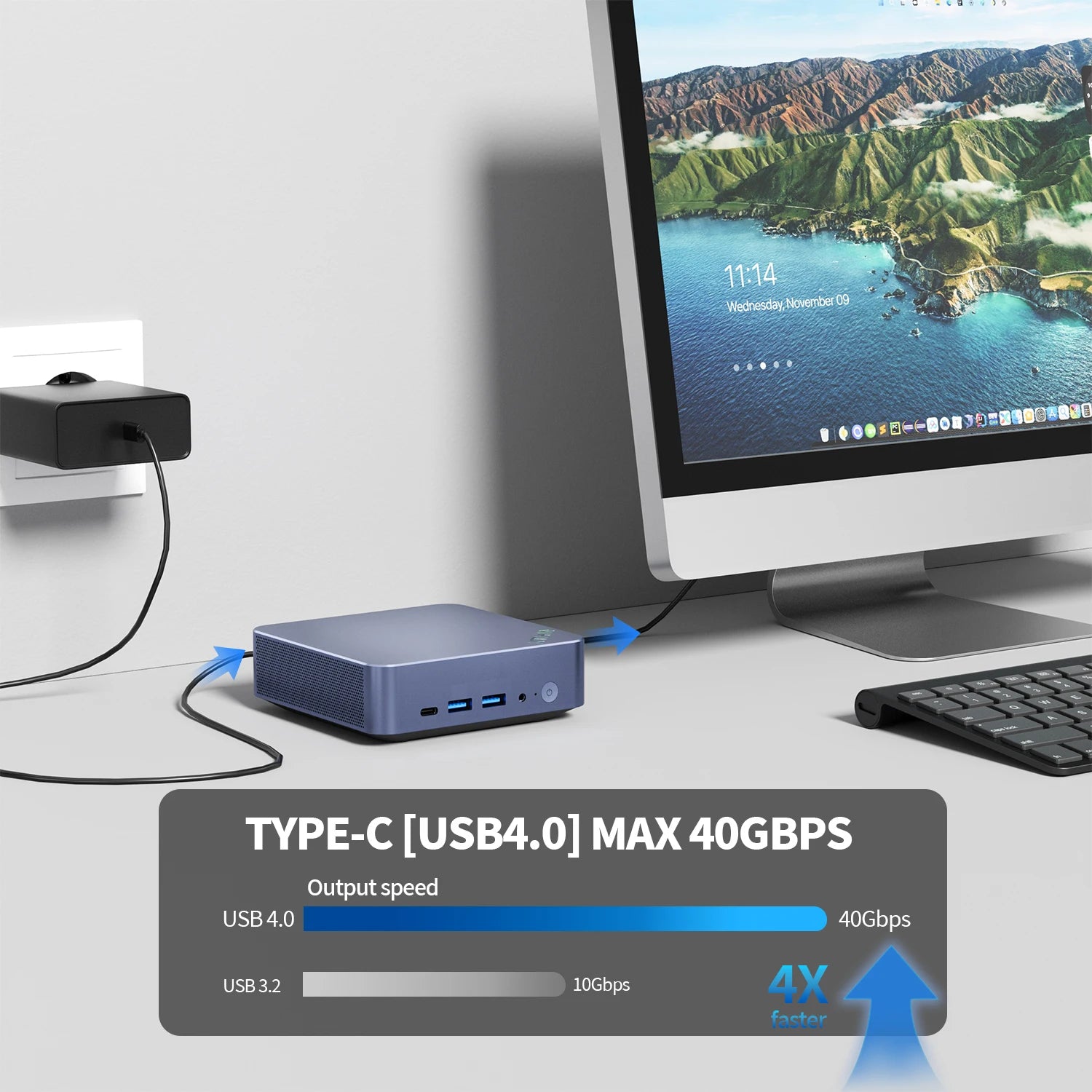 Mini PC Computer i5-1340P WIFI6 BT5.2 Mini Gaming PC 2.5G LAN USB4.0 DDR5 4800MHz PCIe SSD Mini Desktop Computer/ OpenClaw