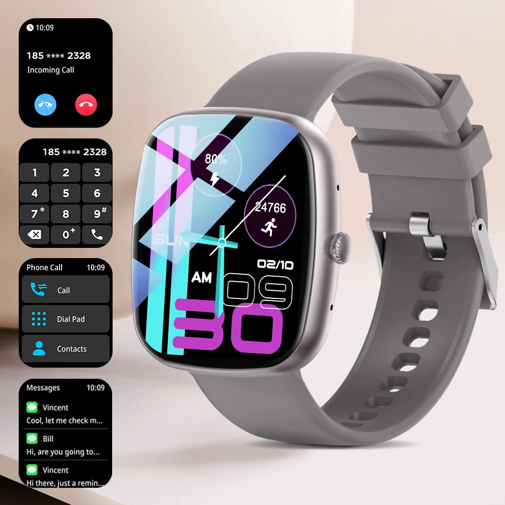 2024 NEW Smart Watch 1.83"  Full Touch Screen Sports Fitness Tracker with Call Function, Step & Calorie Counter Andiod and IOS