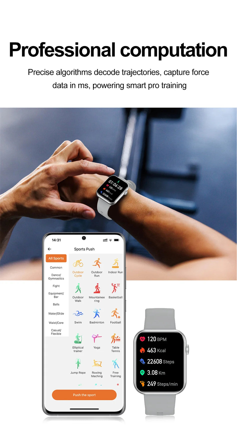 New Smart Watch For Women Full Touch Screen Bluetooth Call Waterproof Watches Sport Fitness Tracker Smartwatch Lady Reloj Mujer