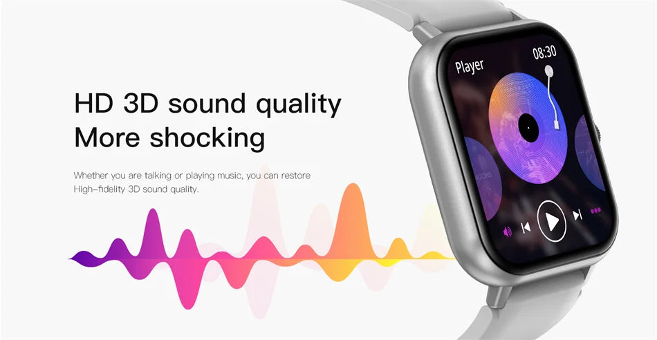 2025 New Smart Watch For Men Women Gift Full Touch Screen Sports Fitness Watches Bluetooth Call Smartwatch Woman For Andriod&IOS