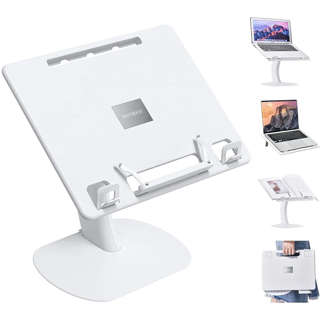 Oatsbasf Portable Laptop Stand Multi Function Notebook Tablet Lap Desk For Macbook Air Pro Bed Room Reading Holder for iPad