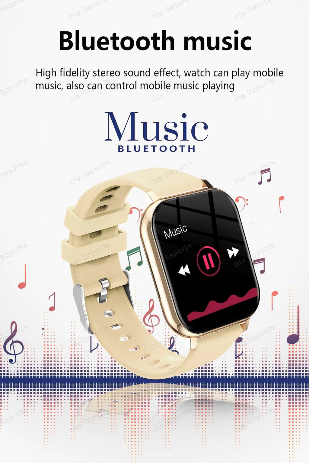 New Smart Watch 2.01 Inch HD Display Answer Make Call Message Preview Sport Modes smartwatch DIY Dial Weather Forecast Men Women