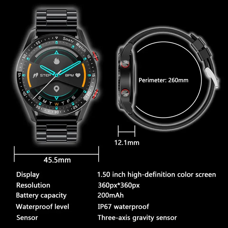 2026 New Electronic Smartwatch Waterproof Sports Watch Wrist Smart Watches for Man Women Fitness Tracker Clock for IOS Android