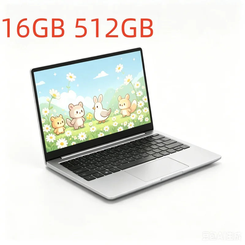Premium 14.1" Laptop Intel Core i7-8650U 32GB 2TB Gaming PC Slim Daily Work Notebook Windows 11 1920*1080 HD