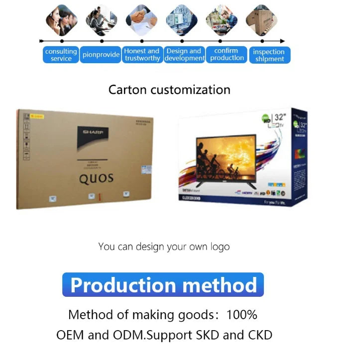 Smart TV32 Inch 43 Inch 50 Inch 55 Inch 65 Inch 75 Inch 4K Smart TV 85 Inch 100 Inch 4K TV
