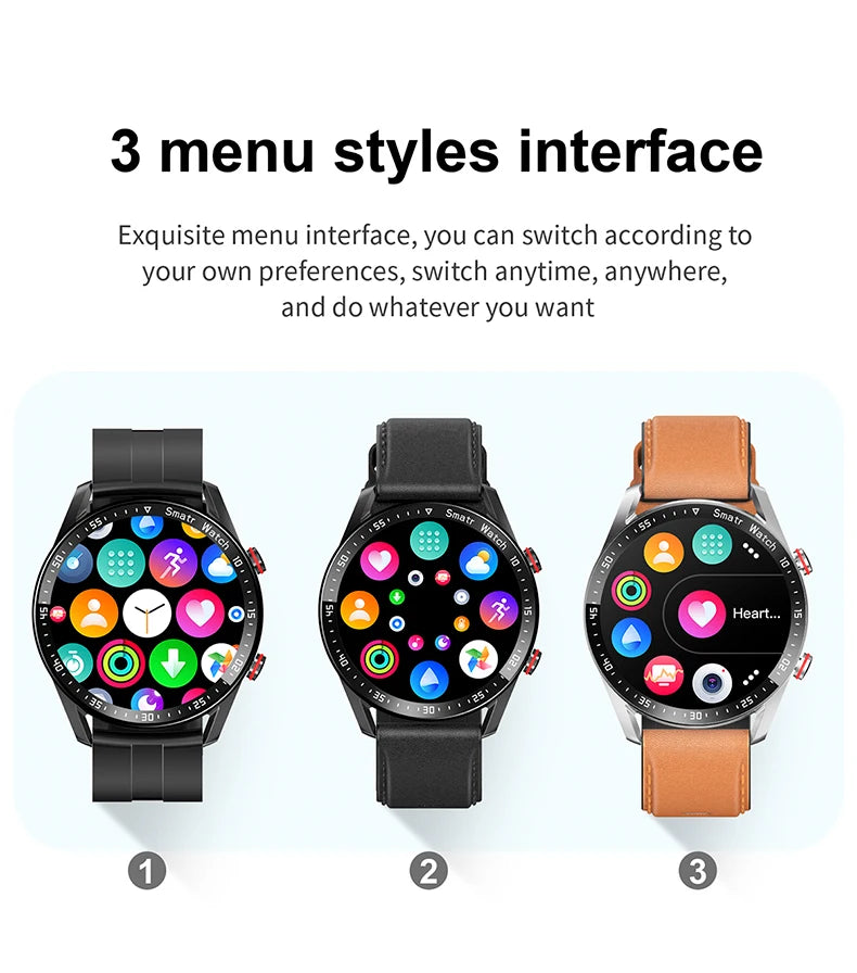 2026 New Electronic Smartwatch Waterproof Sports Watch Wrist Smart Watches for Man Women Fitness Tracker Clock for IOS Android
