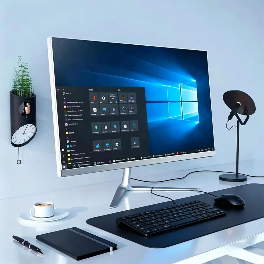 Intel I5 All-in-One PC 19/22 Inch with Wifi Bluetooth Speaker - Desktop Computer for Home And Office