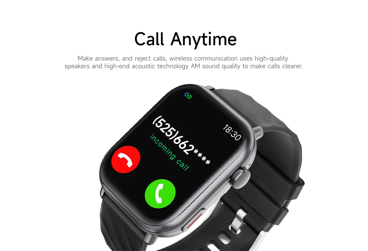 New Smartwatch 2026 1.83''HD Screen AMOLED 1000mAh Large Battery Outdoor Sports Watches IP68 Waterproof for Men Women Gifts