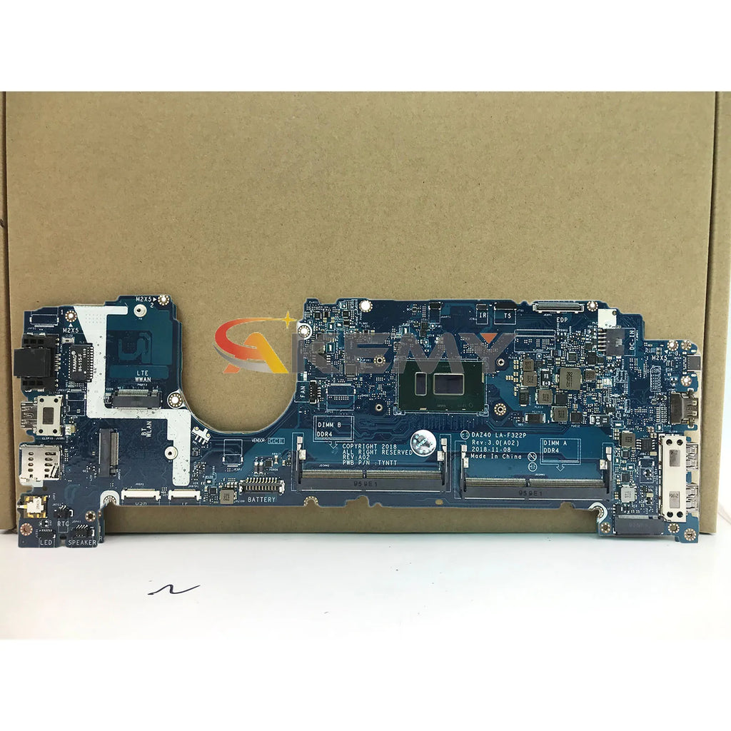 Laptop Motherboard For Dell Latitude 7490 E7490 LA-F322P With CPU i3 i5 i7 7th/8th Gen Mainboard 0R462V 0NFCCJ 0PP44F DAZ40