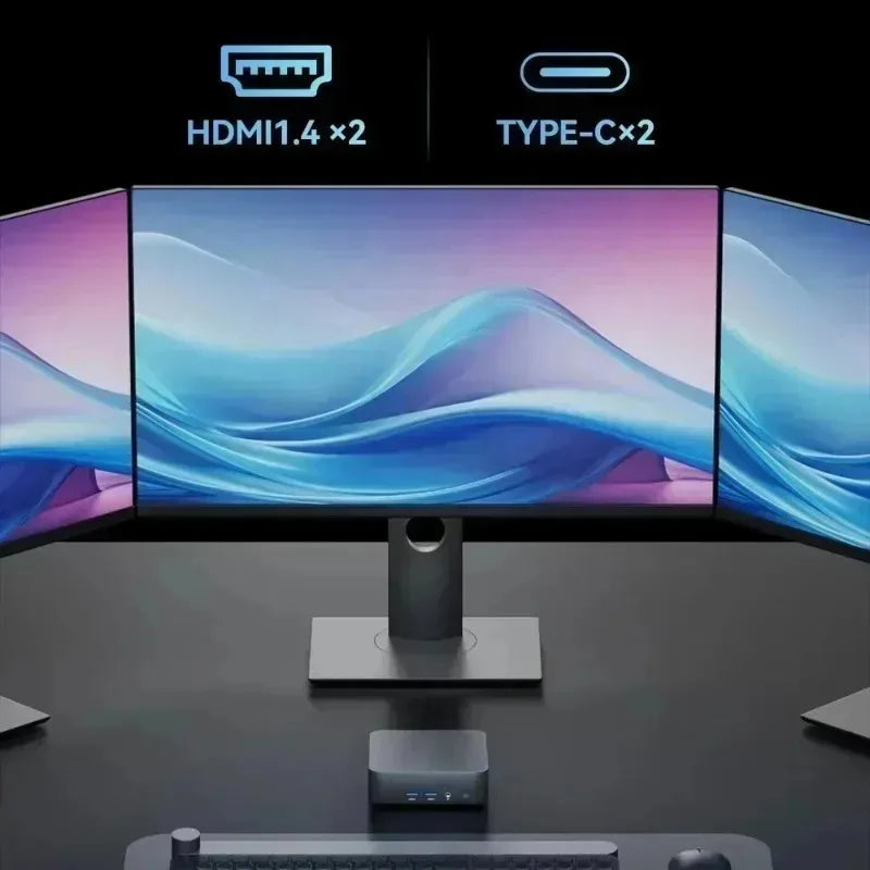 New PC Mini Intel Core i9 10980HK Gaming PC Computer 16GB RAM M.2 SSD Windows 11 Pro WiFi 6 BT5.2 UHD Gamer Desktop PC