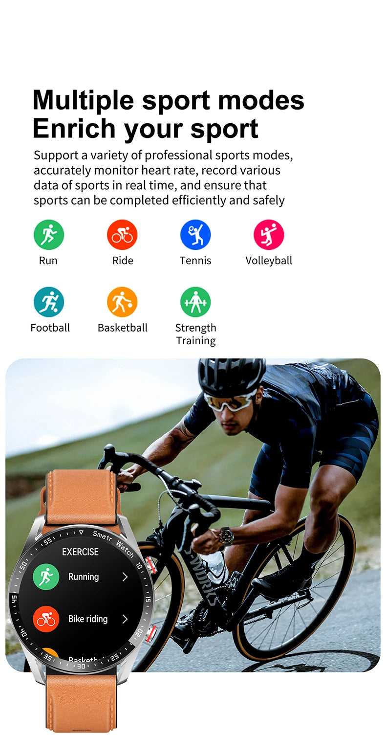 2026 New Electronic Smartwatch Waterproof Sports Watch Wrist Smart Watches for Man Women Fitness Tracker Clock for IOS Android