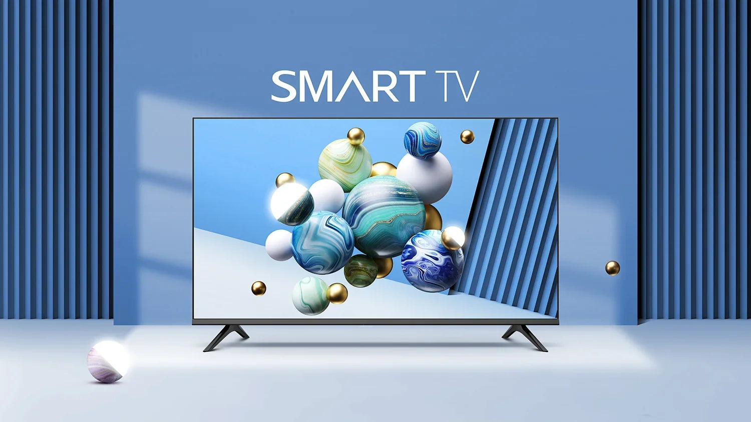 32 Inch LCD Smart TV Flat Panel Supports Wired and Wireless Network Connections and Live TV Installation Applications