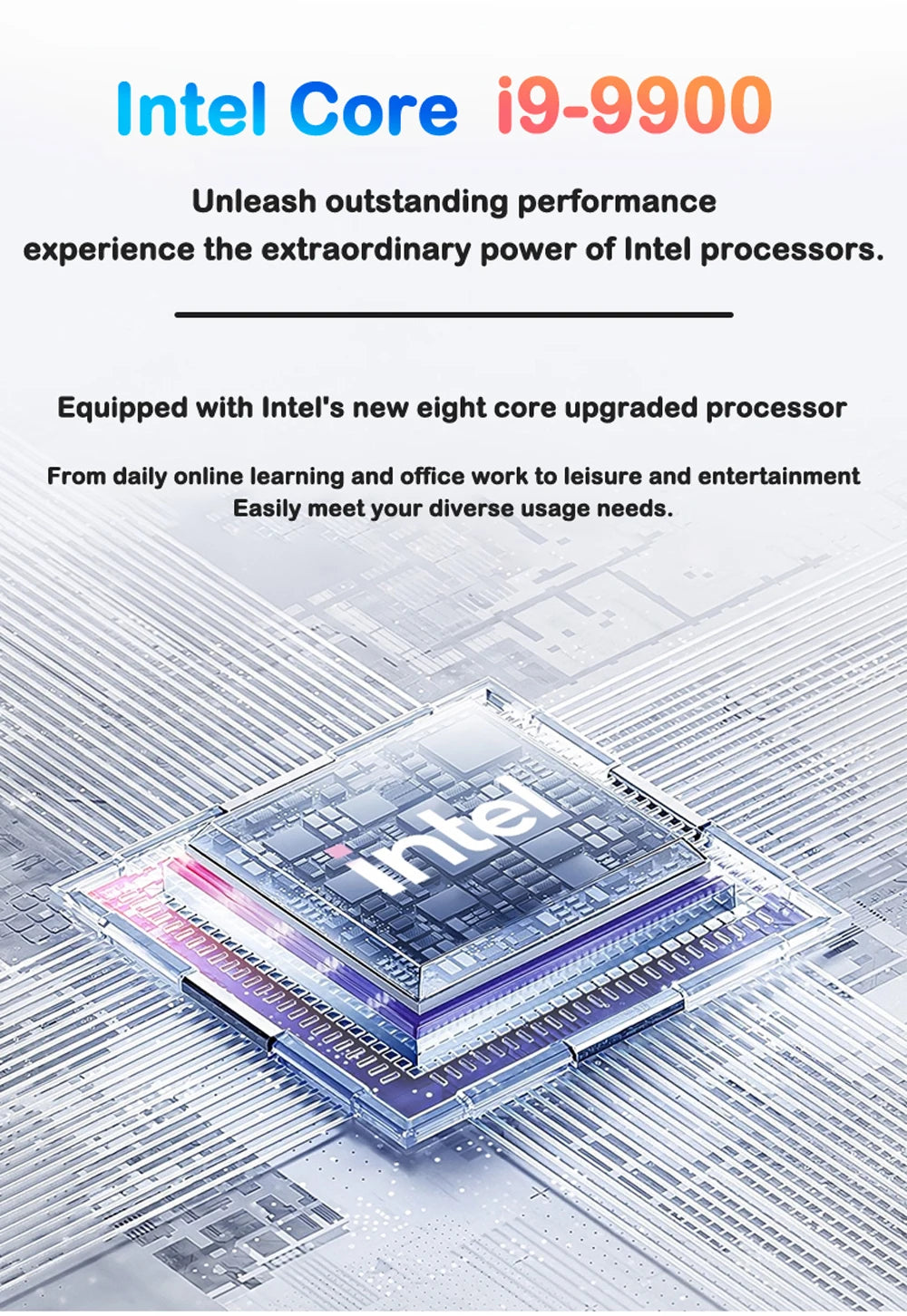 New 14.1' Laptop Intel Core I9-9900 32GB 2TB Gaming PC Ultra Slim Office Study Computer PC Windows 11 Pro 1920*1080 HD