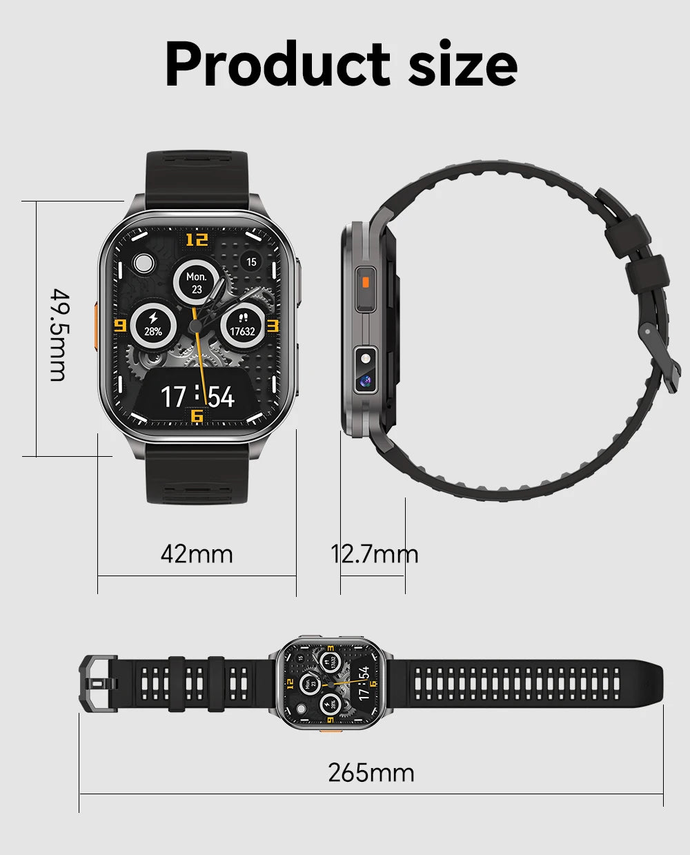 2026 New Men Smart Watch Photos Record Video Health Monitor Waterproof BT Call Recording Sports Fitness Camera Smart Watch Women