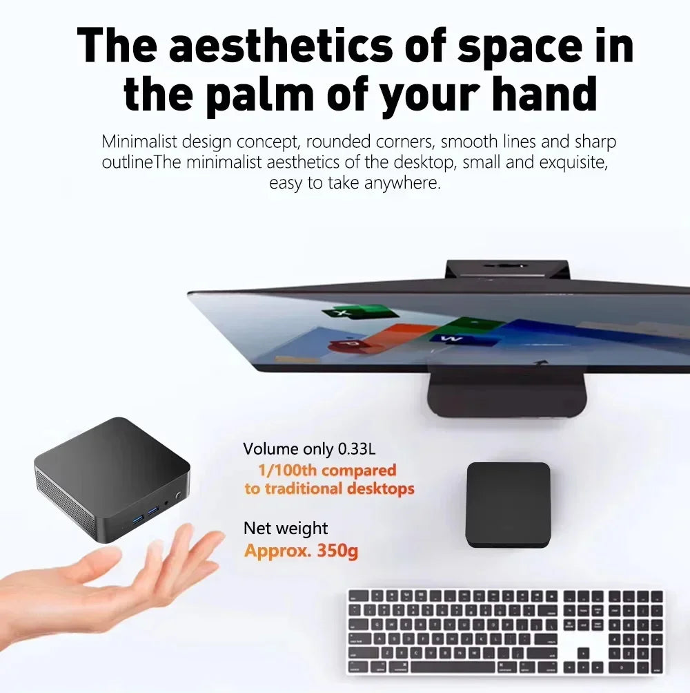 Mini High-performance Gaming Laptop i9-10980HK Win11 Pro 32GB RAM 1TB/2TB SSD 4K Visual WiFi6 BT5.2 Home Office Laptop