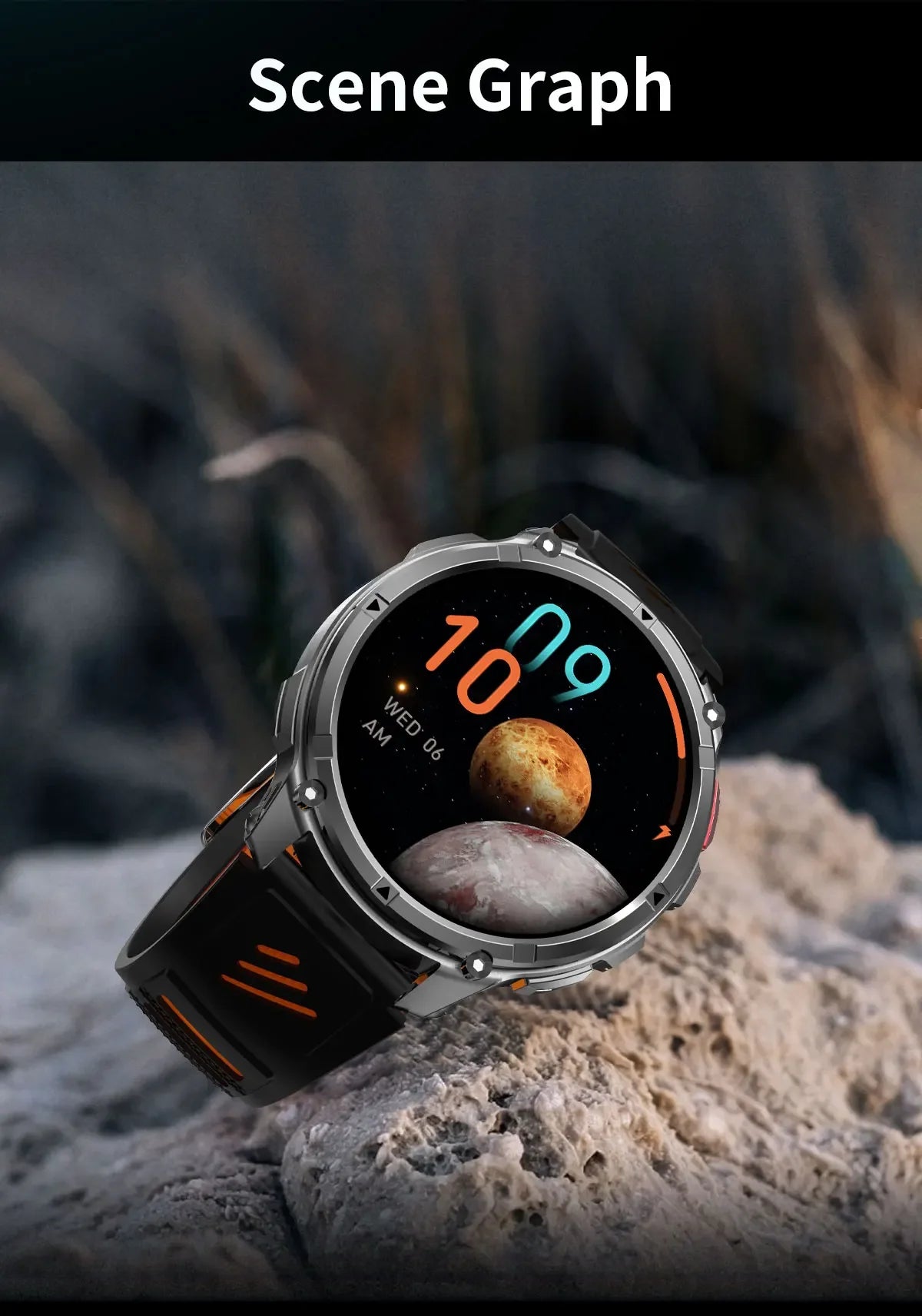 Smart Watch IP68 Waterproof Alarm Clock Reminder Music Control Breathing Training Exercise Mode Health Monitoring Smart Watch