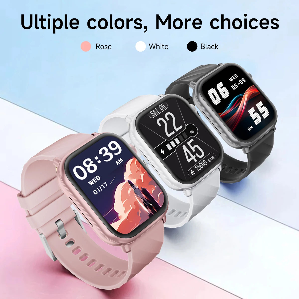 New Smartwatch 2026 1.83''HD Screen AMOLED 1000mAh Large Battery Outdoor Sports Watches IP68 Waterproof for Men Women Gifts