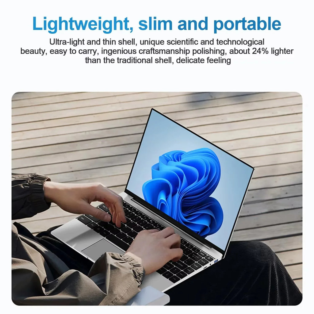 2026 Solid 14.1" Ultra Slim Laptop Intel Core i9-9900 2TB M.2 SSD 32GB RAM Windows 11 Pro Home Study Computer
