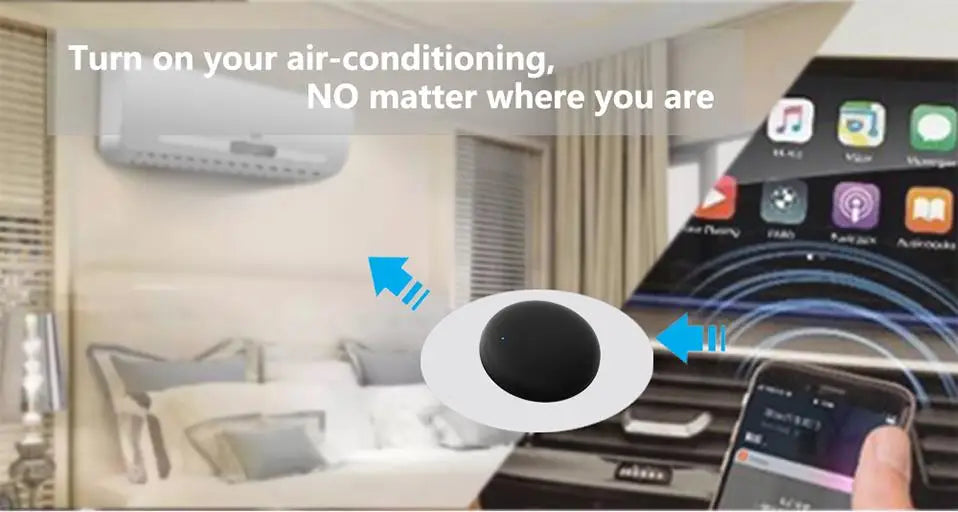 Smart IR Remote Control For TV Air Conditioner Devices Smart Home Automation Gear Automation Gear Controls TV Air Conditioner