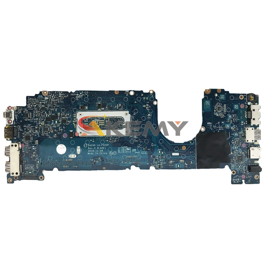 Laptop Motherboard For Dell Latitude 7490 E7490 LA-F322P With CPU i3 i5 i7 7th/8th Gen Mainboard 0R462V 0NFCCJ 0PP44F DAZ40