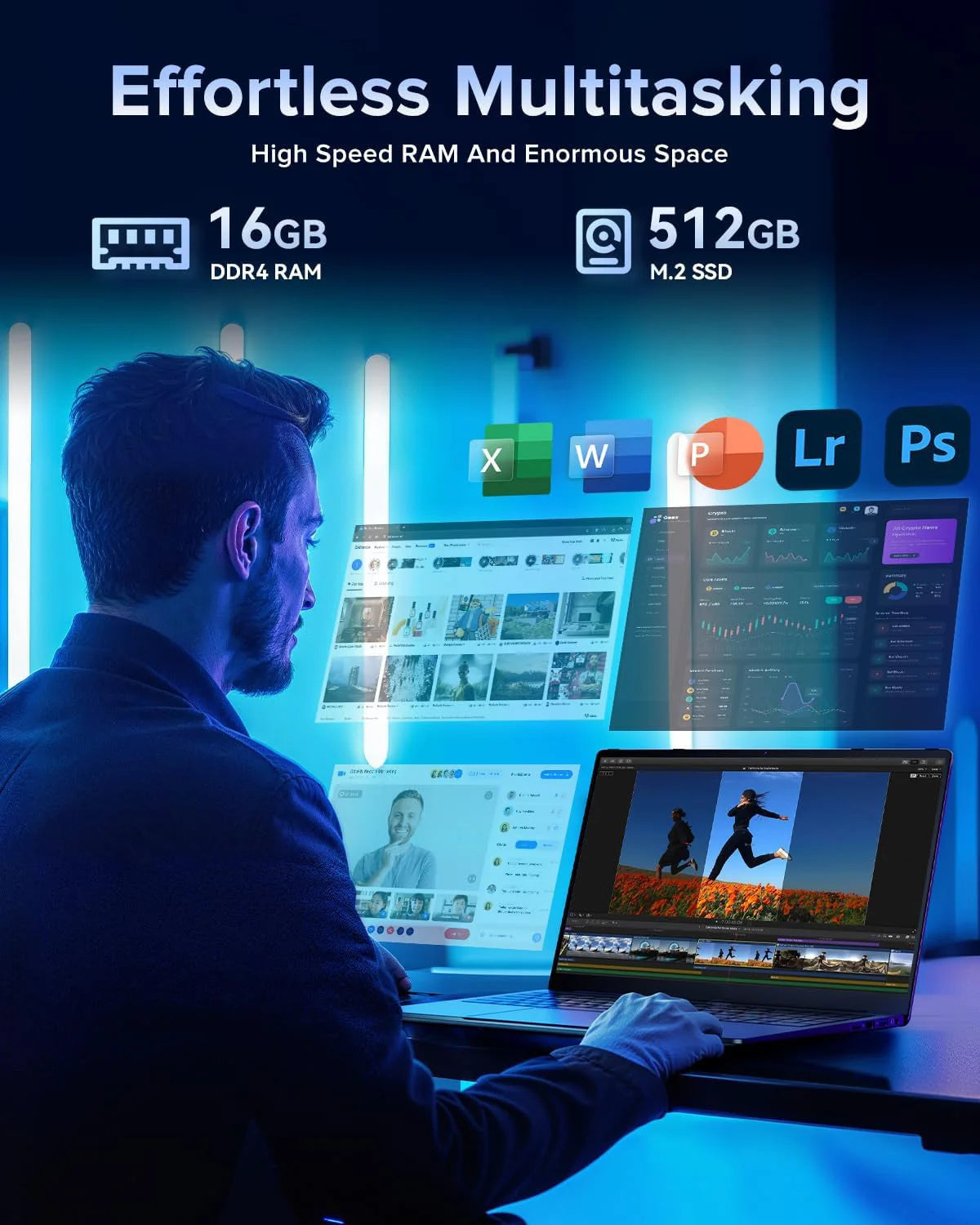 2026 15.6" Core i9 10980HK Laptop Computer Windows 11 Pro Notebook Gamer 16GB RAM 1TB SSD Fingerprint UnIock Office Game Laptops