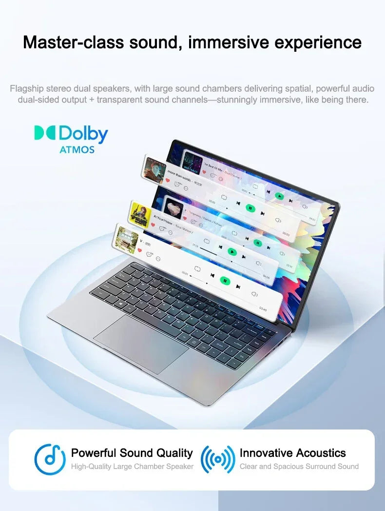 Original Ultra Slim 14.1" Laptop Intel Core I7-8650U Windows 11 Pro 32GB RAM 2TB M.2 SSD - Ideal for Office & Study 1920*1080 HD