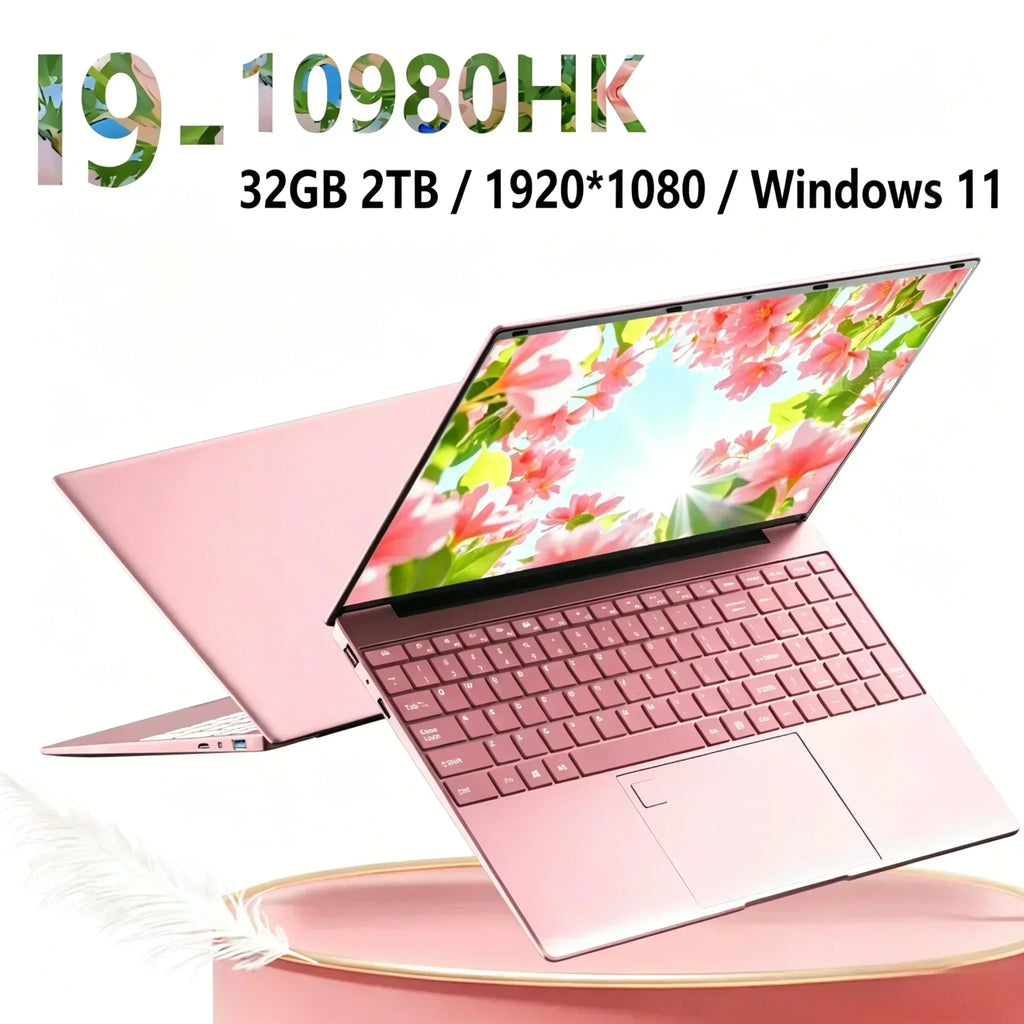 Intel Core i9 10980HK 2026 Optimal 15.6" High-Performance, 2TB SSD, 32GB RAM, Portable Laptop Notebook PC for Office Study
