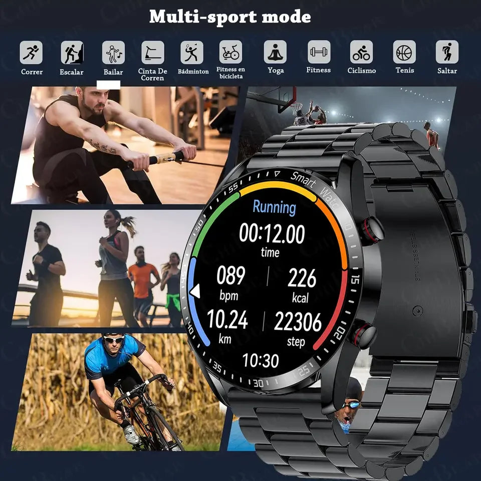 2026 New Electronic Smartwatch Waterproof Sports Watch Wrist Smart Watches for Man Women Fitness Tracker Clock for IOS Android