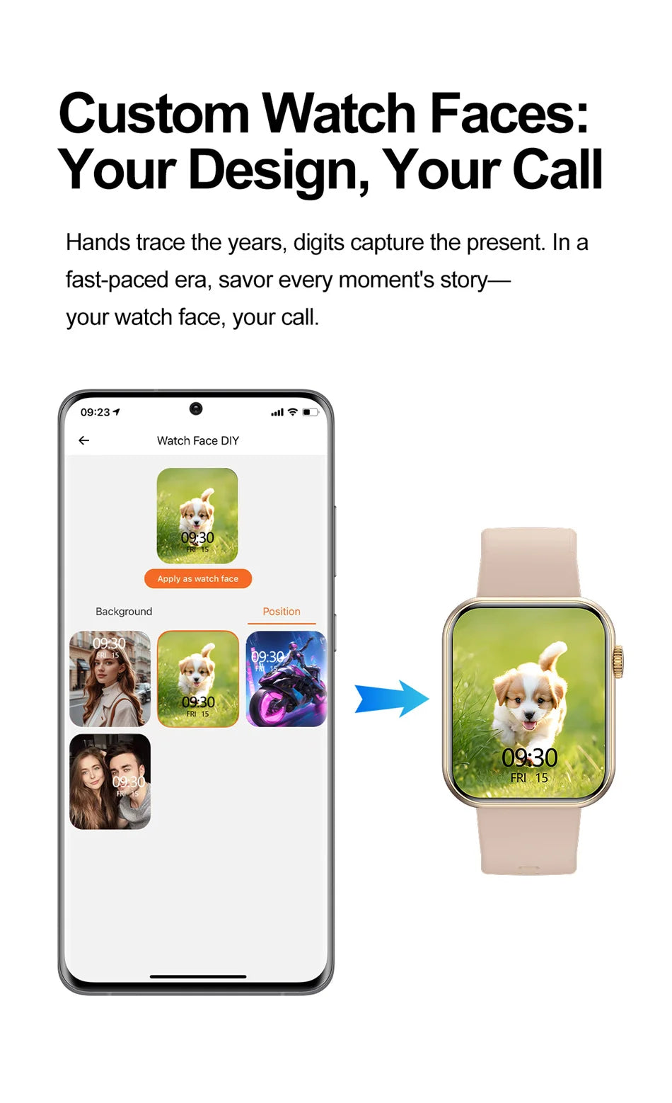 New Smart Watch For Women Full Touch Screen Bluetooth Call Waterproof Watches Sport Fitness Tracker Smartwatch Lady Reloj Mujer